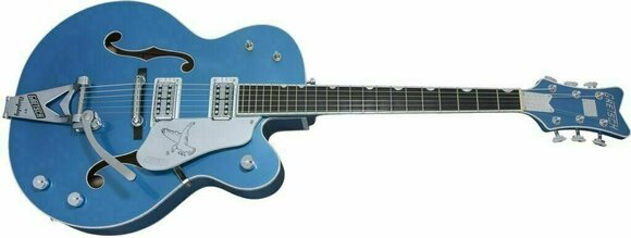Guitare semi-acoustique Gretsch G6136T-59 Limited Edition Falcon Ebony Lake Placid Blue - 5