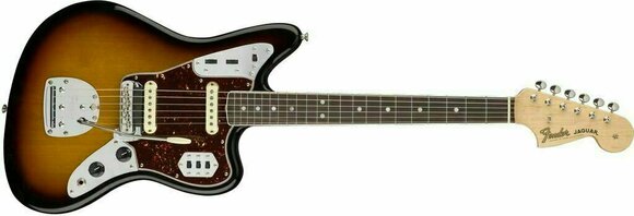 Guitare électrique Fender American Original '60s Jaguar RW 3-Tone Sunburst - 2
