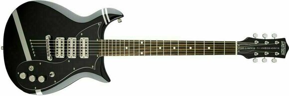 Guitare électrique Gretsch G5135CVT-PS Patrick Stump Electromatic Black with Pewter Stripes - 2