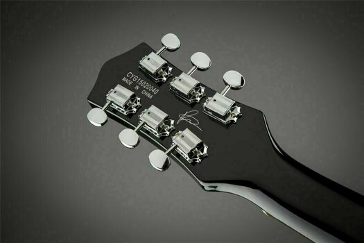 Guitarra elétrica Gretsch G5135CVT-PS Patrick Stump Electromatic Black with Pewter Stripes - 8