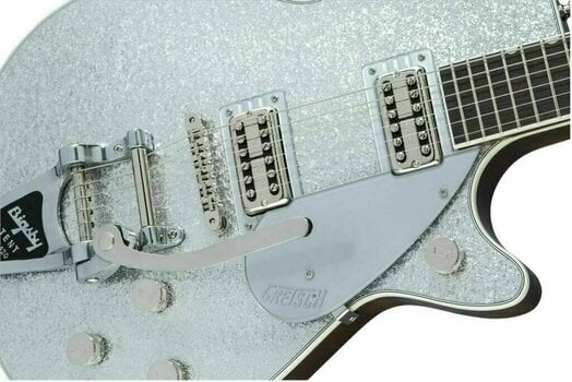 Electric guitar Gretsch G6129T Players Edition Jet FT RW Silver Sparkle - 6
