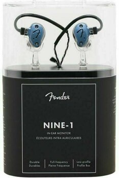Ear Loop headphones Fender IEM Nine 1 Gunmetal Blue - 5