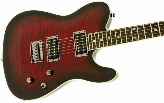 Guitare électrique Fender Special Edition Custom Telecaster FMT HH IL Black Cherry Sunburst - 4
