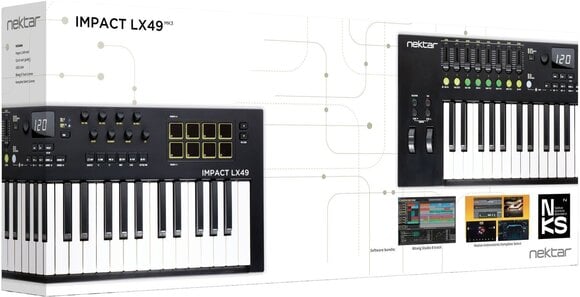 MIDI sintesajzer Nektar Impact LX49 mk3 MIDI sintesajzer Black - 5