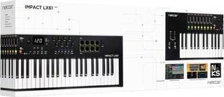 MIDI-клавіатура Nektar Impact LX61 mk3 MIDI-клавіатура Black - 4