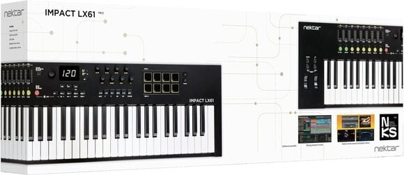 MIDI sintesajzer Nektar Impact LX61 mk3 MIDI sintesajzer Black - 5
