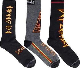 Чорапи Def Leppard Socks 3 Pack In Guitar Tin One Size Чорапи - 1