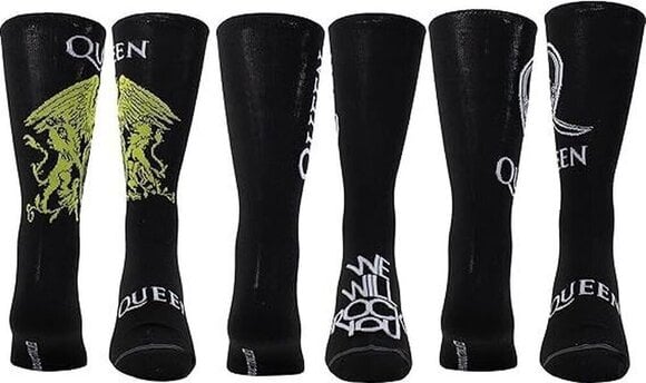Чорапи Queen Socks 3 Pack In Guitar Tin One Size Чорапи - 3