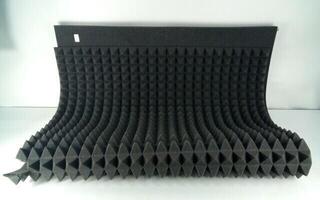 Absorbent Schaumstoffplatte Mega Acoustic PA-PMP5 115x195x5 Dark Gray Absorbent Schaumstoffplatte (Beschädigt) - 1