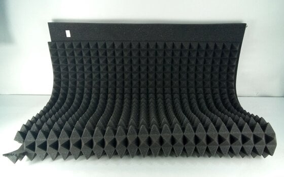 Absorbent Schaumstoffplatte Mega Acoustic PA-PMP5 115x195x5 Dark Gray Absorbent Schaumstoffplatte (Beschädigt) - 2