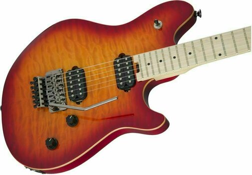 Guitare électrique EVH Wolfgang WG Standard QM MN Cherry Sunburst - 4