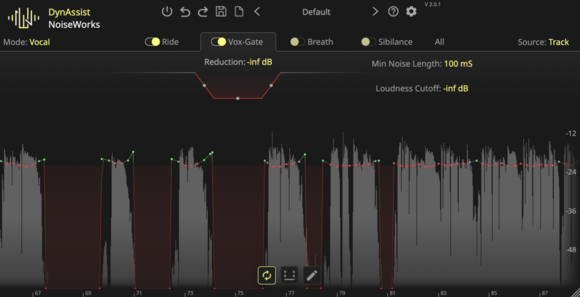 Programski plugin efekti NoiseWorks DynAssist (Digitalni proizvod) - 3