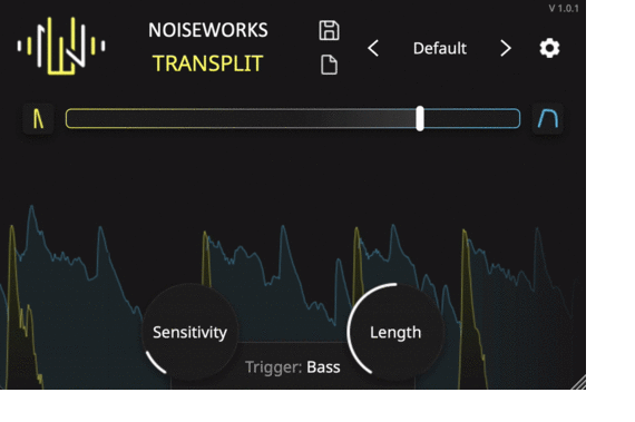 Studio-Effekt-Plugin NoiseWorks TranSplit (Digitales Produkt) - 2