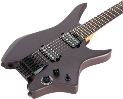 Headless guitar HILS Guitars HN3 NEXT Deep Purple Metallic Headless guitar - 5