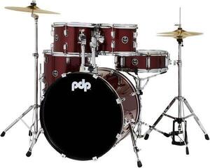 Akustik-Drumset PDP by DW CENTERstage 20'' Ruby Red Sparkle Akustik-Drumset - 1