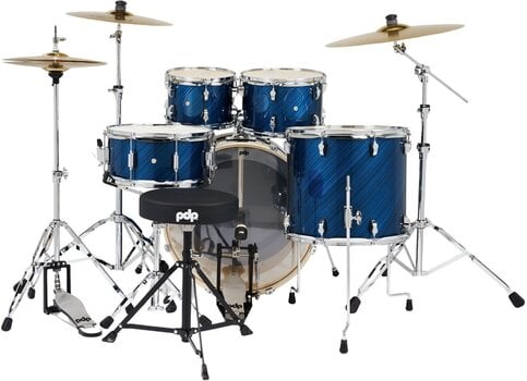 Drumkit PDP by DW Mainstage Twisted Blue Sparkle Drumkit - 3