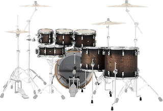 Set akustičnih bubnjeva PDP by DW Concept Maple 7 Satin Charcoal Burst Lacquer Set akustičnih bubnjeva - 2