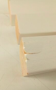 Дървена табуретка за пиано Pianonova BCDPS-W Дървена табуретка за пиано с място за съхранение White (Повреден) - 3