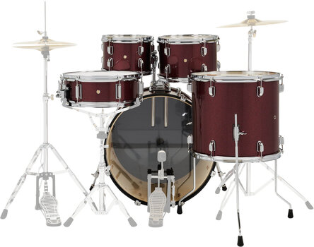 Akustická bicí sada PDP by DW CENTERstage 22'' Ruby Red Spark Akustická bicí sada - 3