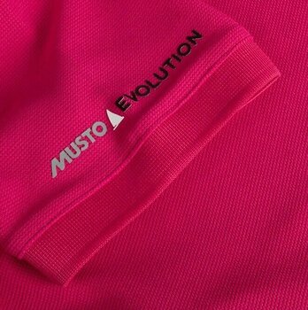 T-Shirt Musto Evolution Pro Lite Plain SS Polo T-Shirt Magenta XL - 4