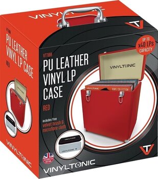 Чохол/валіза для платівок Vinyl Tonic VT18R Валіза Червоний (варіант) - 2