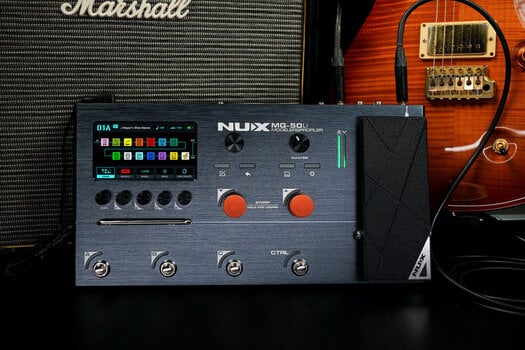 Gitarski multiefekt Nux MG-50li Dark Blue Gitarski multiefekt - 4