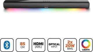 Barra de som Lenco SB-042LEDBK Barra de som Black - 1