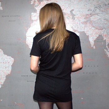 T-Shirt Foo Fighters FF Logo (Dress) Black S Ladies T-Shirt - 5