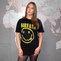T-Shirt Nirvana Yellow Happy Face Dress Black M Ladies T-Shirt - 2