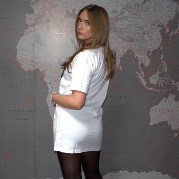 Marškinėliai The Beatles Abbey Road & Logo Dress White XXS Moteriški Marškinėliai - 4