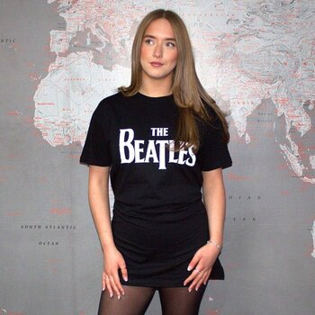 Košulja The Beatles Drop T Dress Black L Ženske Košulja - 2