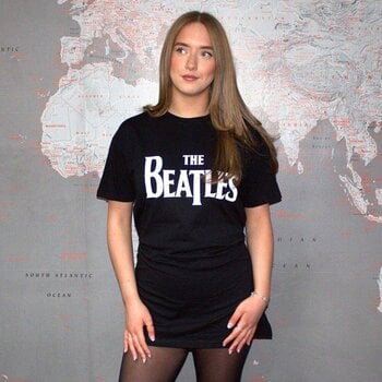 T-Shirt The Beatles Drop T Dress Black 2XL Ladies T-Shirt - 2