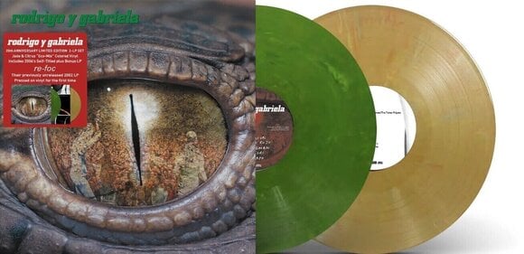 Disco de vinil Rodrigo y Gabriela - Rodrigo Y Gabriela (20th Anniversary Edition) (Green/Yellow Coloured) (2 LP) - 2