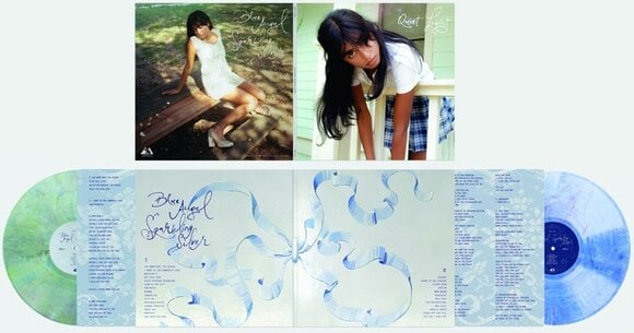 Disco de vinil Quiet Light - Blue Angel Sparkling Silver 1+2 (Light Blue Swirl/Light Turquoise Swirl Coloured) (2 LP) - 2