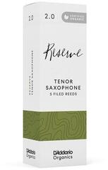 Тръстикова пластинка за тенор саксофон Rico Organic Reserve 2.5 5-pack Тръстикова пластинка за тенор саксофон - 5