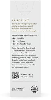 Baryton saxofon reed Rico Organic Select Jazz Filed 2 Soft 5-pack Baryton saxofon reed - 7