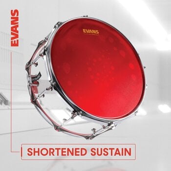 Opna za bubanj Evans B13HR Hydraulic Red Coated Opna za bubanj - 4