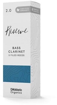 Ancia Clarinetto Rico Organic Reserve 2.5 5 Pack Ancia Clarinetto - 3