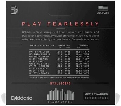 Corzi de chitară D'Addario NYXL1238PS Corzi de chitară - 4