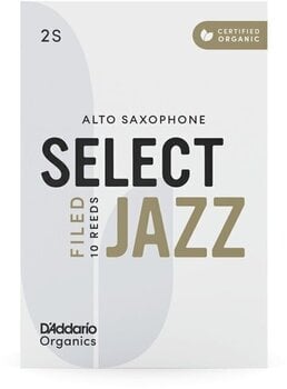 Altsaksofonrørblad Rico Organic Select Jazz Filed 3 Soft 10-pack Altsaksofonrørblad - 6