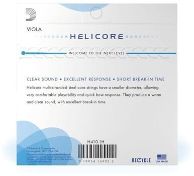 Violstrenger D'Addario H412 LH Violstrenger - 7