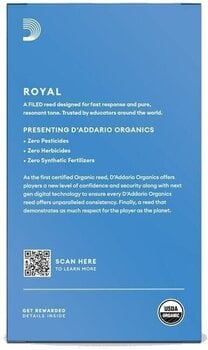 Jezičak za tenor saksofon Rico Royal 4 10-pack Jezičak za tenor saksofon - 4