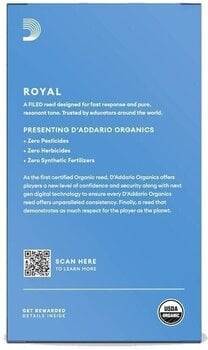 Clarinet Reed Rico Royal 3 10 Pack Clarinet Reed - 4