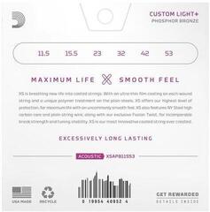 Žice za akustičnu gitaru D'Addario XSAPB11553 Žice za akustičnu gitaru - 7