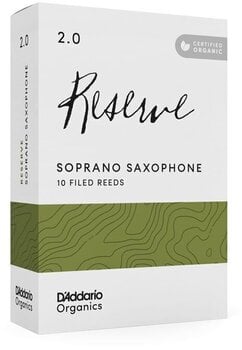 Caña de Saxofón Soprano Rico Organic Reserve 3.0 10-pack Caña de Saxofón Soprano - 6
