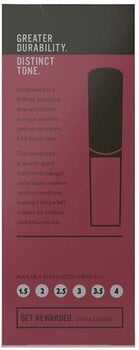 Тръстикова пластинка за тенор саксофон Rico Plasticover 3.5 5-pack Тръстикова пластинка за тенор саксофон - 3