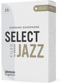 Sopransaksofonrørblad Rico Organic Select Jazz Filed 3 Soft 10-pack Sopransaksofonrørblad - 5