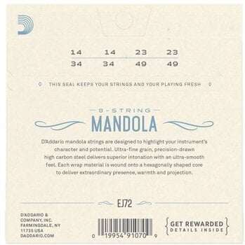 Žice za mandolinu D'Addario EJ72 Žice za mandolinu - 3