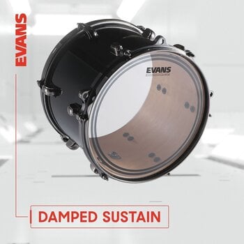 Set de peaux Evans EPP-EC2SHDD-R EC2S Clear Rock with HD Dry Snare Batter Set de peaux - 2