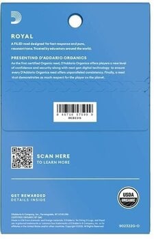 Riet voor tenorsaxofoon Rico Royal 1.5 3-pack Riet voor tenorsaxofoon - 3